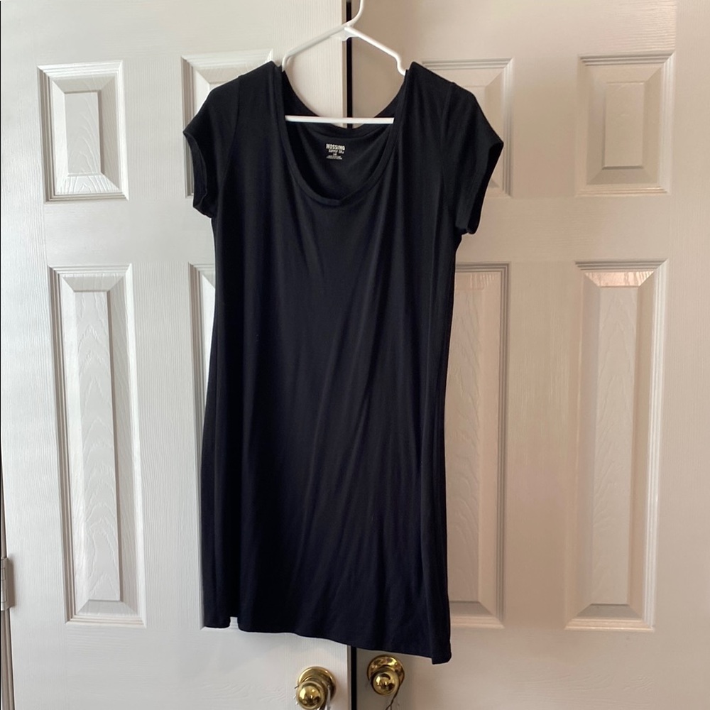 Black Short Sleeve Dress